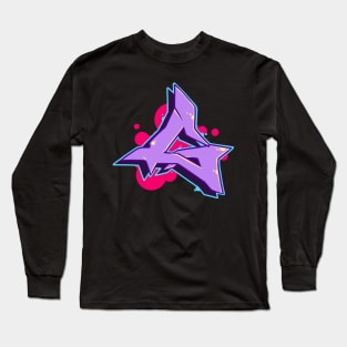 Letter G - Graffiti Street Art Style Long Sleeve T-Shirt